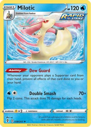 Milotic (038/203) - SES  - Rare