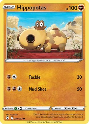 Hippopotas (084/203) - SES  - Common
