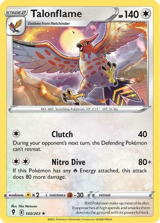 Talonflame (140/203) - SES  - Rare