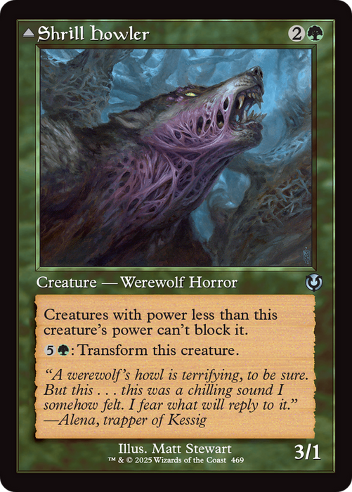 Shrill Howler // Howling Chorus (INR-469) - uncommon - Foil