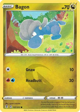 Bagon (107/203) - SES  - Common - Reverse Holofoil