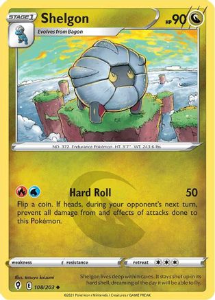Shelgon (108/203) - SES  - Uncommon - Reverse Holofoil