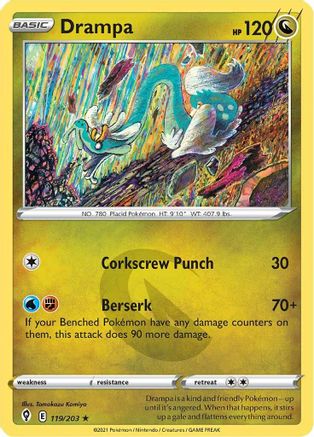 Drampa (119/203) - SES  - Rare - Reverse Holofoil