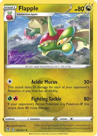 Flapple (120/203) - SES  - Rare - Reverse Holofoil