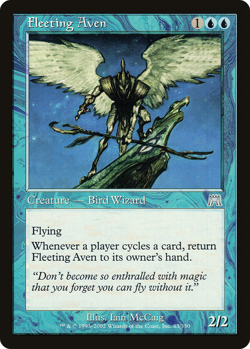 Fleeting Aven (ONS-083) - uncommon - Foil