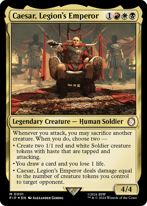 Caesar, Legion's Emperor (PIP-001) - mythic - Foil