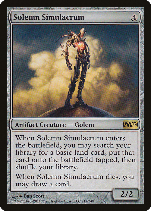 Solemn Simulacrum (M12-217) - rare