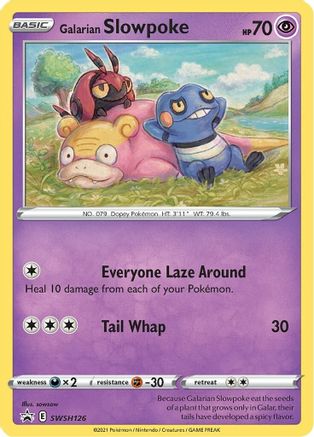 Galarian Slowpoke (SWSH126) - SSSPC  - Promo - Holofoil