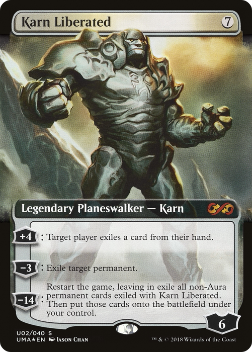Karn Liberated (UMA:BT-0U2) - mythic: (Extended Art) - Foil