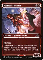 Peerless Samurai (NEO-322) - common: (Showcase) - Foil