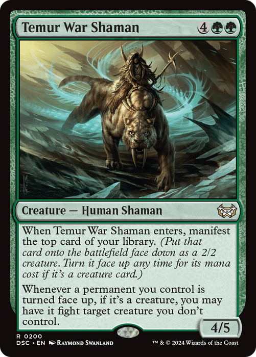 Temur War Shaman (DSC-200) - rare