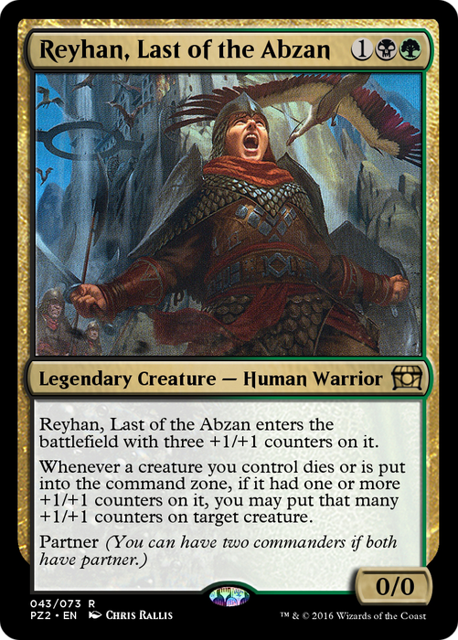 Reyhan, Last of the Abzan (PZ2-043) - rare - Foil