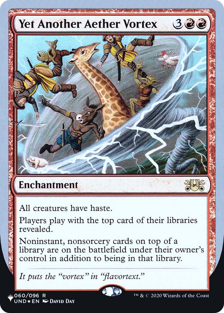 Yet Another Aether Vortex (LIST-032) - rare - Foil