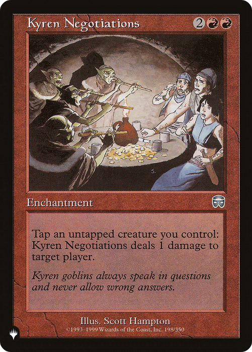 Kyren Negotiations (LIST-MMQ-198) - uncommon