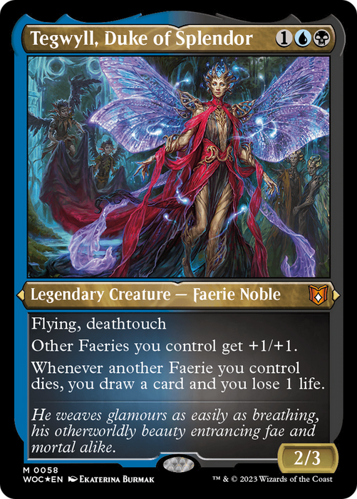 Tegwyll, Duke of Splendor (WOC-058) - mythic - Etched Foil