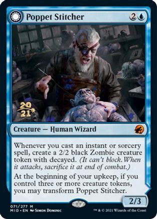 Poppet Stitcher // Poppet Factory (PRE-71S) - mythic: (Double Faced Transform) - Foil
