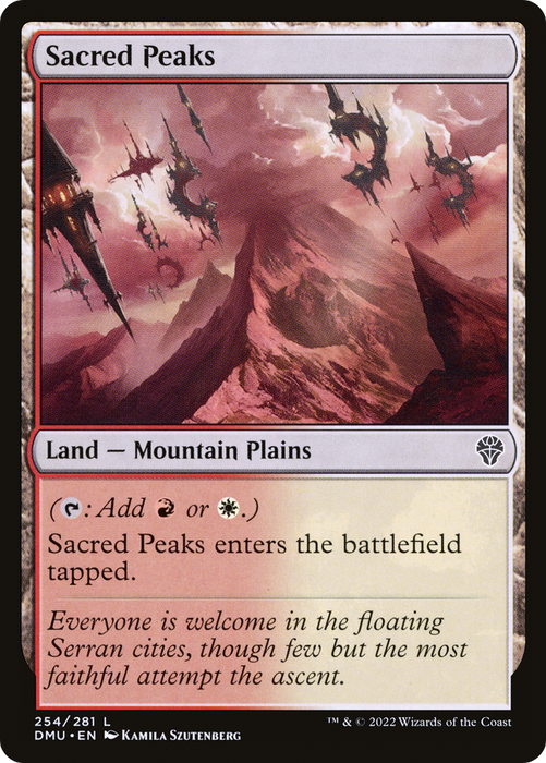 Sacred Peaks (DMU-254) - common - Foil