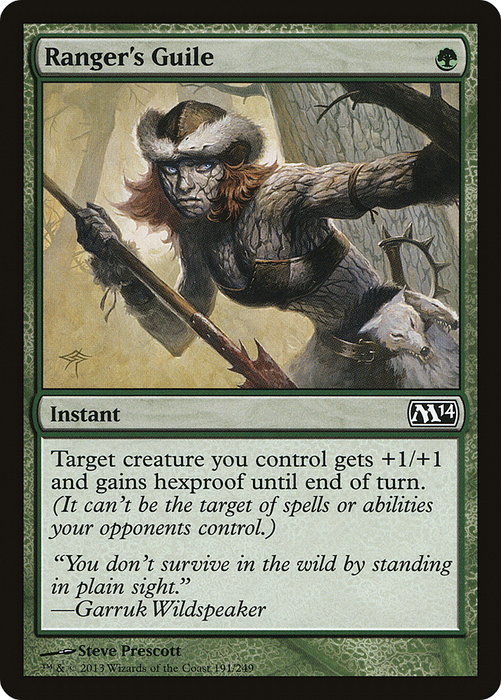 Ranger's Guile (M14-191) - common - Foil