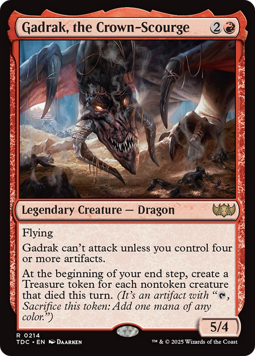 Gadrak, the Crown-Scourge (TDC-214) - rare
