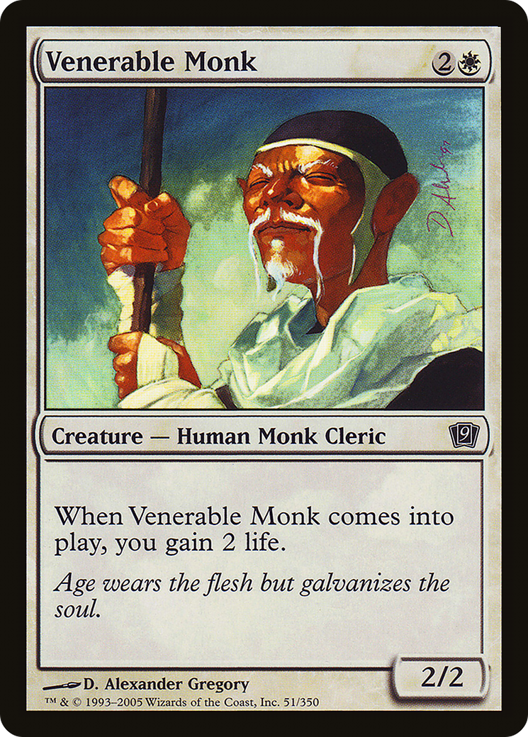 Venerable Monk (9ED-51★) - common - Foil
