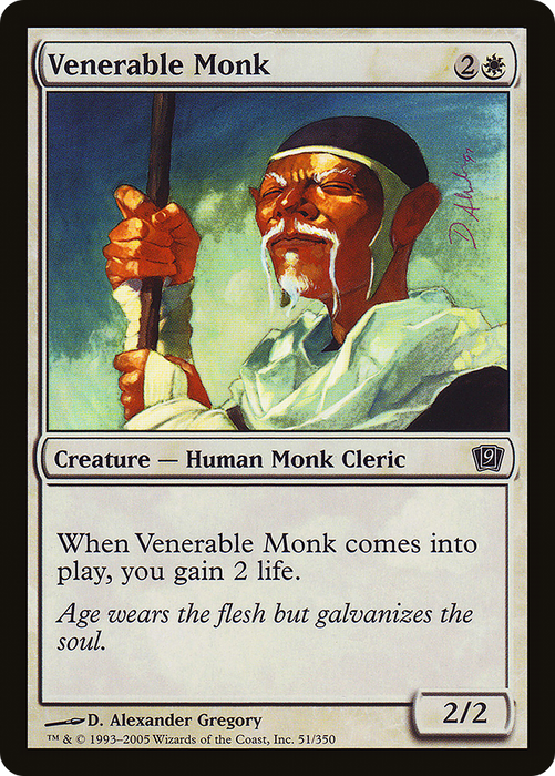 Venerable Monk (9ED-51★) - common - Foil