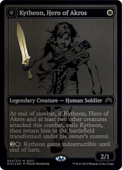 Kytheon, Hero of Akros // Gideon, Battle-Forged (PS15-023) - mythic: (originpwdfc) - Foil