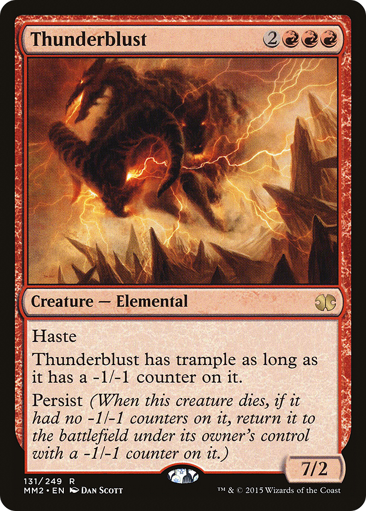 Thunderblust (MM2-131) - rare - Foil