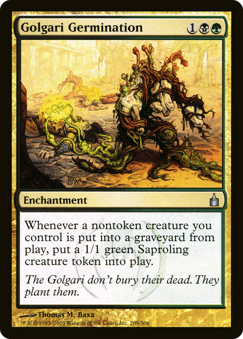 Golgari Germination (RAV-209) - uncommon - Foil