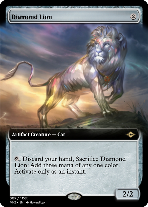 Diamond Lion (PRM-91371) - rare - Foil