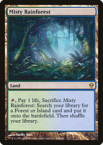 Misty Rainforest (ZEN-220) - rare - Foil