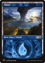 Island (M21-310) - common: (Showcase) - Foil