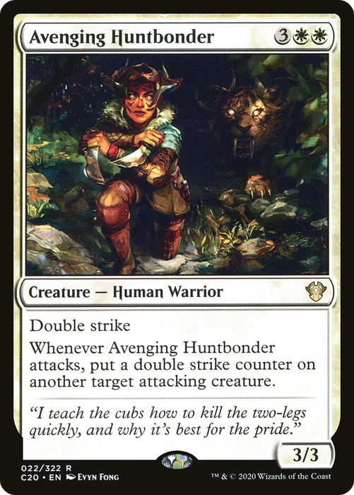 Avenging Huntbonder (C20-022) - rare