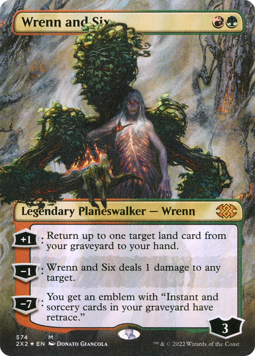 Wrenn and Six (2X2-574) - mythic (Borderless) - Foil