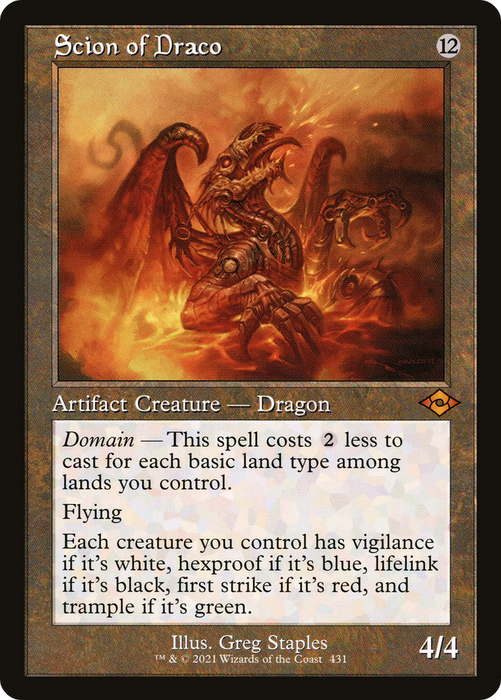 Scion of Draco (MH2-431) - mythic - Foil