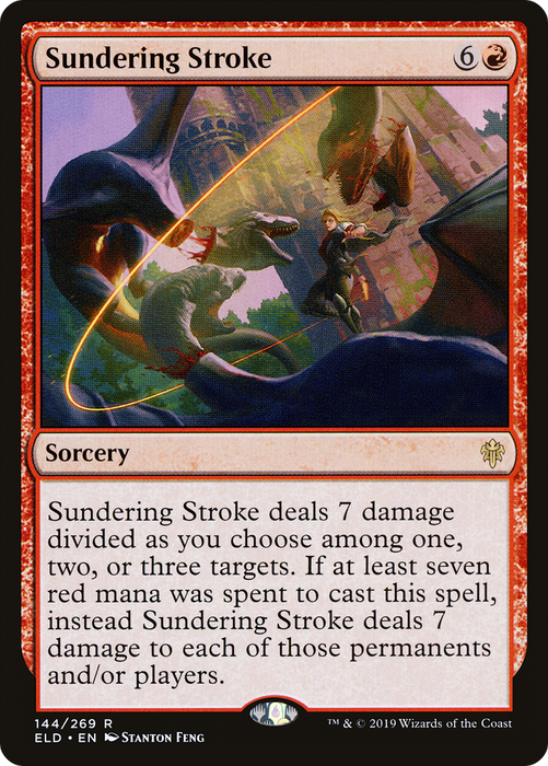 Sundering Stroke (ELD-144) - rare - Foil