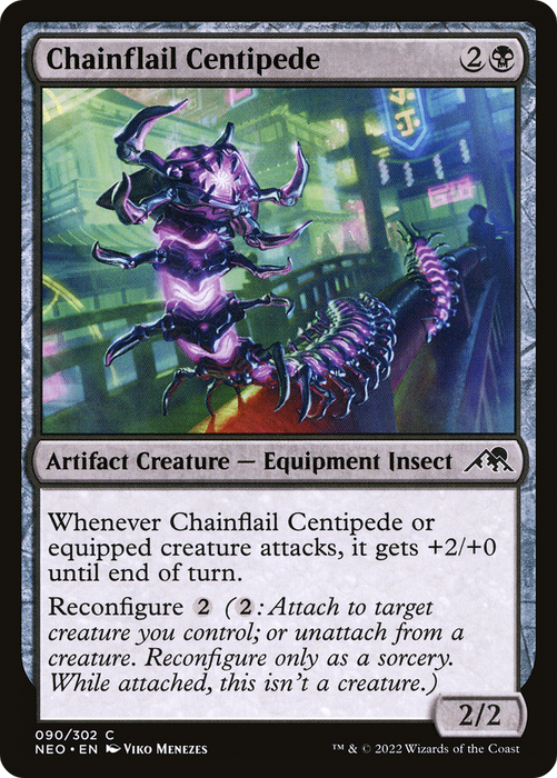 Chainflail Centipede (NEO-090) - common - Foil