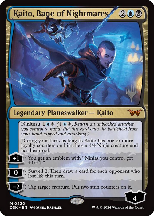 Kaito, Bane of Nightmares (PPDSK-220P) - mythic - Foil