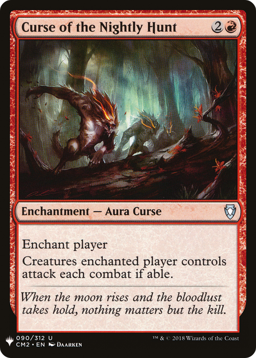 Curse of the Nightly Hunt (LIST-CM2-90) - uncommon