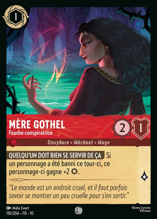 Mère Gothel - Fourbe conspiratrice (110/204) - LDLP - Commune - Cold Foil