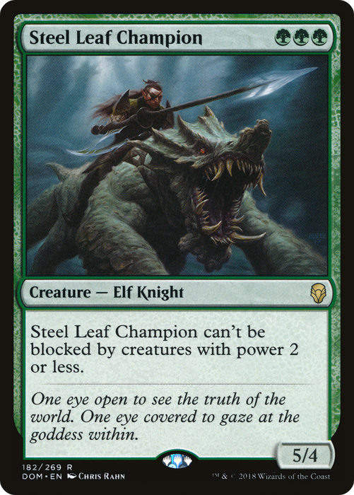 Steel Leaf Champion (DOM-182) - rare - Foil