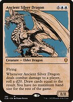Ancient Silver Dragon (CLB-382) - mythic: (Showcase) - Foil