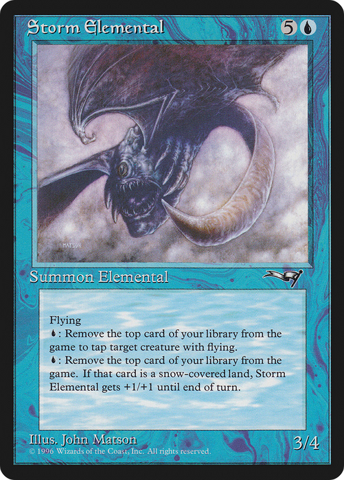Storm Elemental (ALL-037) - uncommon