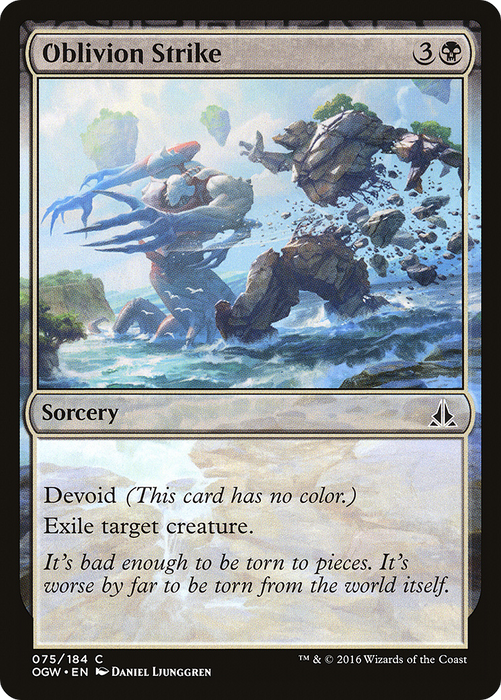 Oblivion Strike (OGW-075) - common: (devoid)