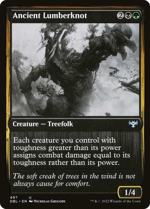Ancient Lumberknot (DBL-497) - uncommon - Foil