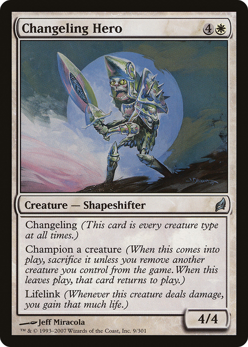Changeling Hero (LRW-009) - uncommon - Foil