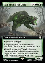 Rampaging Yao Guai (PIP-401) - rare: (Extended Art) - Foil