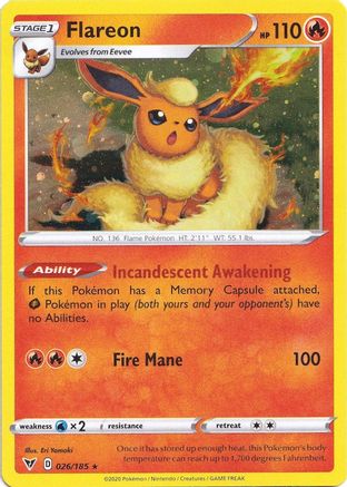Flareon (026/185) - MCP  - Promo - Holofoil