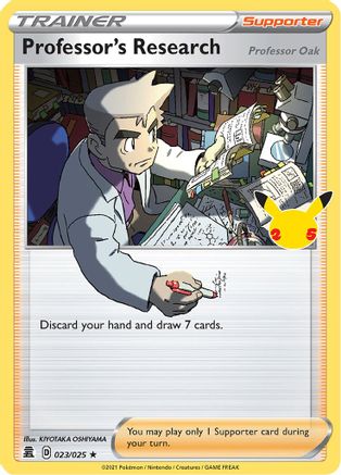 Professor's Research (023/025) - C  - Holo Rare - Holofoil