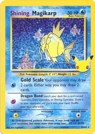 Shining Magikarp (066/64) - CCC  - Classic Collection - Holofoil
