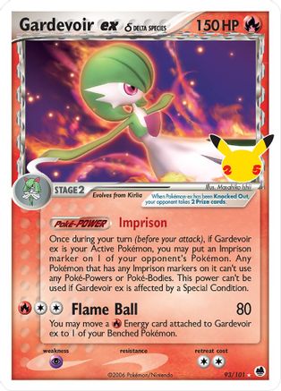 Gardevoir ex (Delta Species) (093/101) - CCC  - Classic Collection - Holofoil